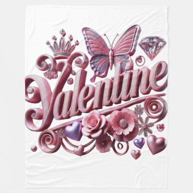 Couverture Polaire Saint Valentin (Devant)
