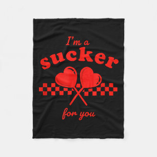 Couverture Polaire Saint-Valentin Je Suis Un Souc Pour Vous Cœur De B