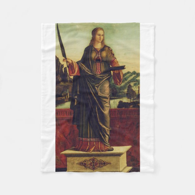 Couverture Polaire Sainte Anastasia de Rome Art de luxe (Devant)