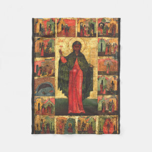 Couverture Polaire Sainte Anastasia la Délivrance Art Byzantin
