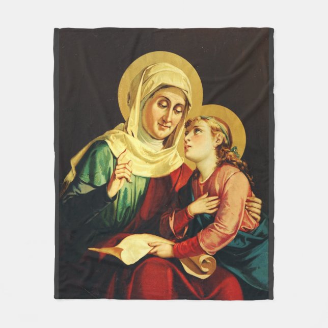 Couverture Polaire Sainte Anne et la Vierge Marie (Devant)