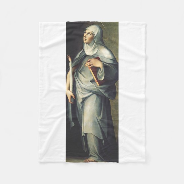 Couverture Polaire Sainte Brigitte de Suède Mystique médiévale (Devant)