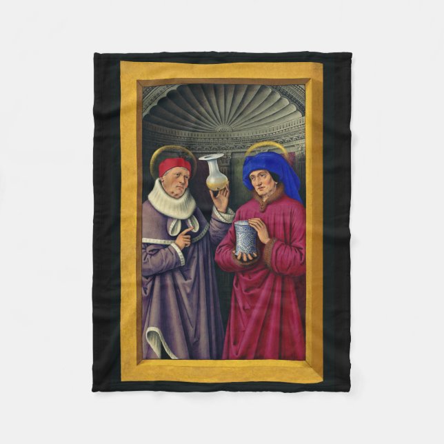 Couverture Polaire Saints Cosmas et Damian par Jean Bourdichon (Devant)