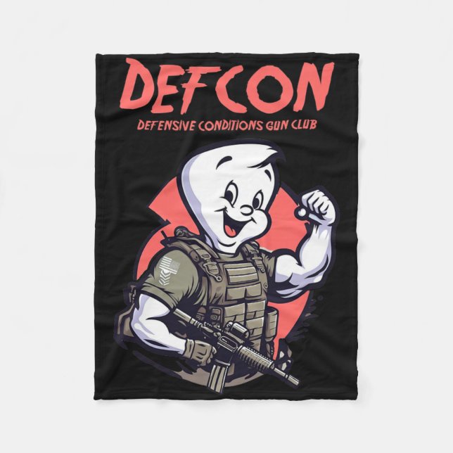 Couverture Polaire Saison Éffrayante d'Halloween Fantôme Tactique (Devant)