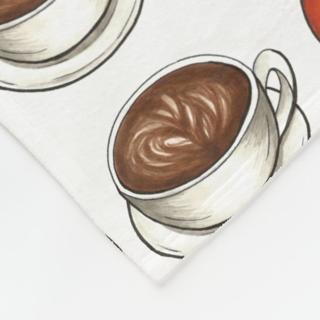 Couverture Polaire Saison épice citrouille Café Fin automne automne (Coin)