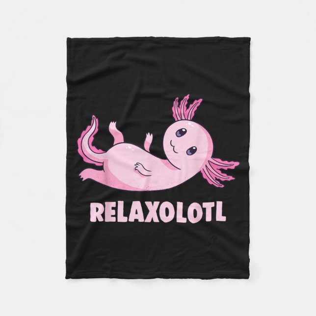 Couverture Polaire Salamandre mexicaine Axolotl (Devant)