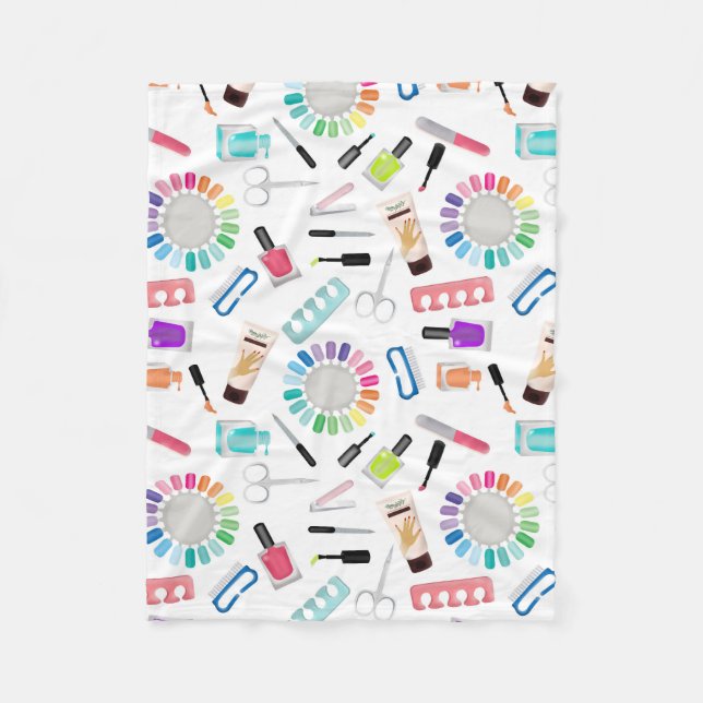 Couverture Polaire Salon de beauté Manucure Pédicure Ongles  (Devant)