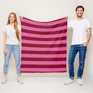 Couverture Polaire Salsa Flamingo Rayure Rose
