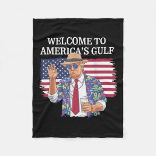 Couverture Polaire Salutation De Gulf Beach Of America Patriotic