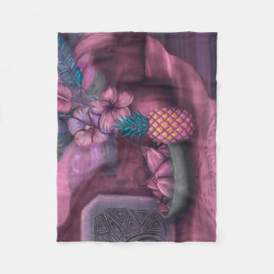 Couverture Polaire Samoan Vintage - L'art de la mort hawaïenne