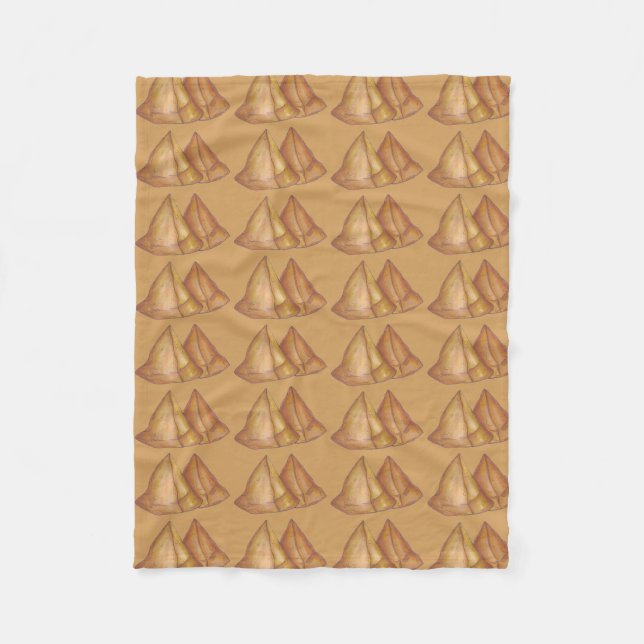 Couverture Polaire Samosas fait maison Cuisine alimentaire indienne (Devant)