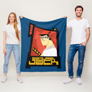 Couverture Polaire Samurai Jack Souriant Futuristic Frame Graphic