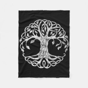 Couverture Polaire San Patties arbre de vie celtique irlandais St Pat