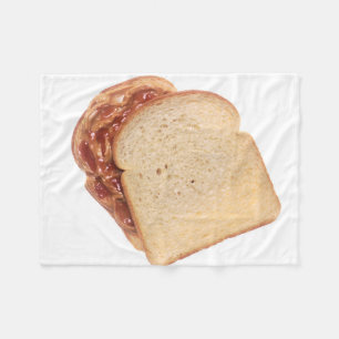 Couverture Polaire Sandwich au beurre d'arachide et à la gelée