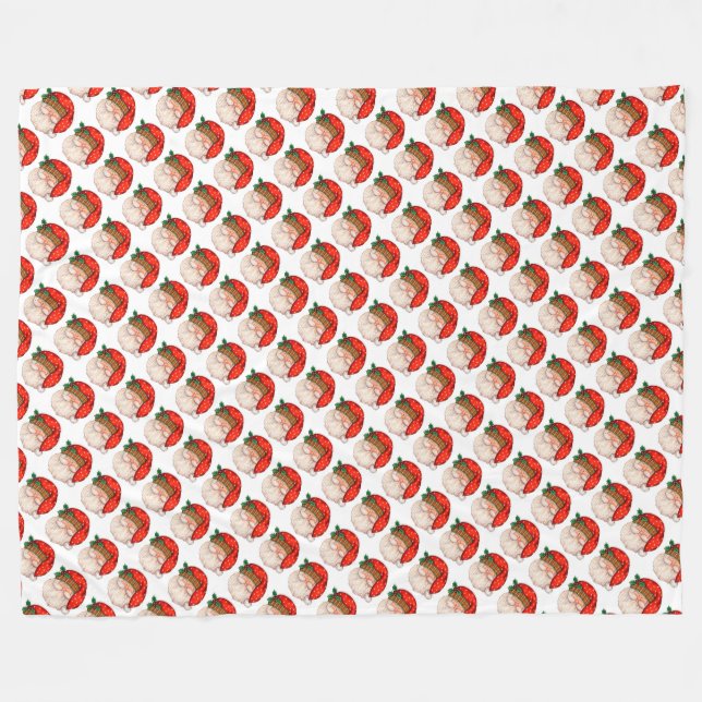 Couverture Polaire Santa Claus (Devant (Horizontal))