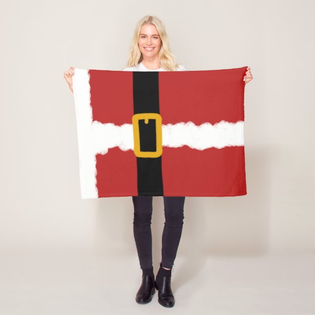 Couverture Polaire Santa Claus (En situation)