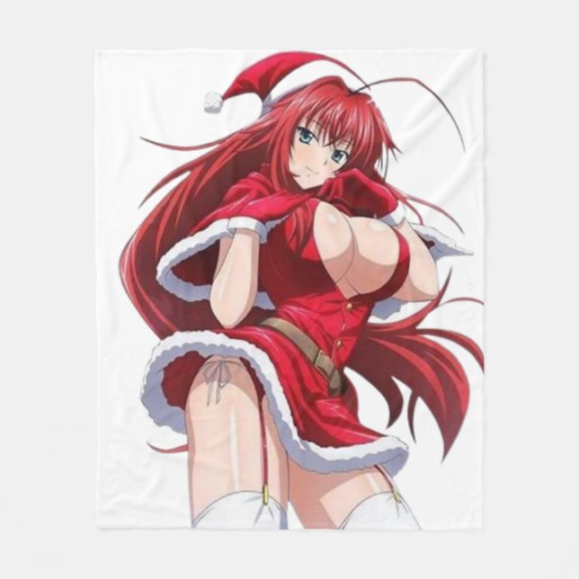 Couverture Polaire Santa Diva Anime Winter Outfit - Fleece Blanket (Devant)