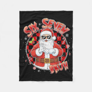 Couverture Polaire Santa malade sept Bruh 67 Six Sept Meme Tendance P
