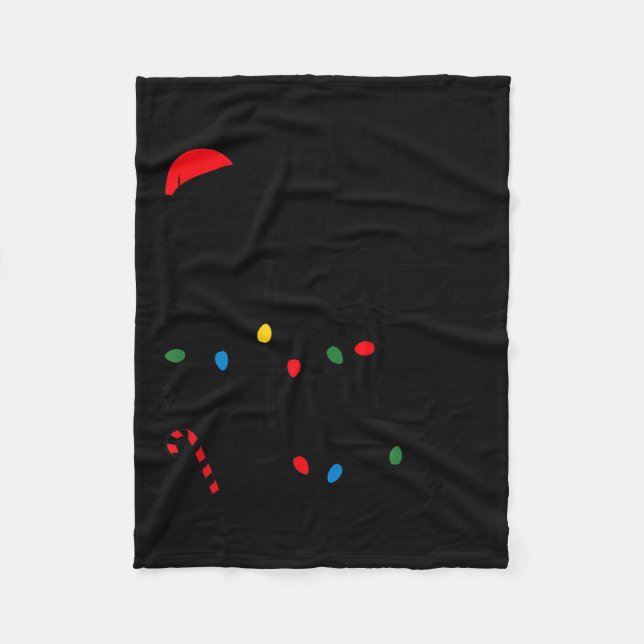 Couverture Polaire Santa's Favorite Helper Funny Christmas  (Devant)