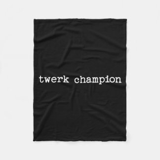 Couverture Polaire Sarcastic Quote Saying Work Office Gift Twerk Cham