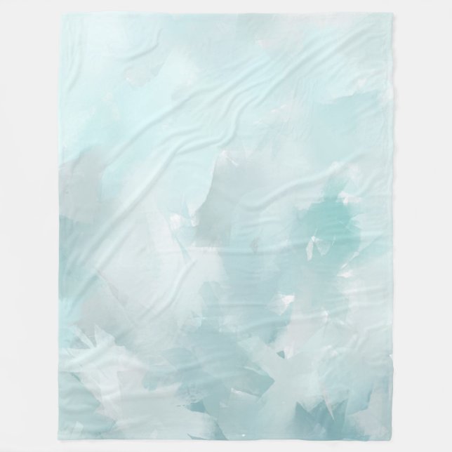 Couverture Polaire Sarcelles d'hiver en pastel (Devant)