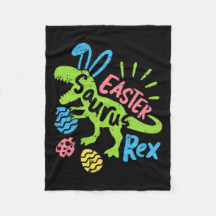 Couverture Polaire Saurus de Pâques Rex Bunny Dinosaur Chevaux de cha