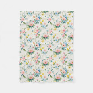 Couverture Polaire saute pastel