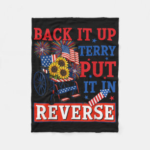 Couverture Polaire Sauvegarde Terry Placez-Le Dans Feu Inverse 4e