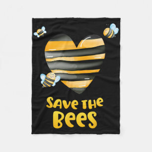 Couverture Polaire Sauvez Le Coeur Des Abeilles Chemise Apiaire Abeil