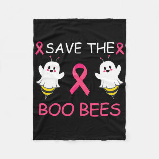 Couverture Polaire Sauvez les abeilles Boo Halloween amusant cancer d