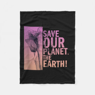 Couverture Polaire Sauvez Notre Planète La Terre Elephant De l'enviro