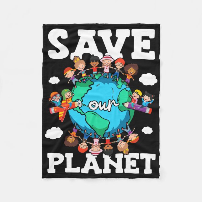 Couverture Polaire Sauvons Notre Planète Nature Plaidoyer Sensibilisa (Devant)