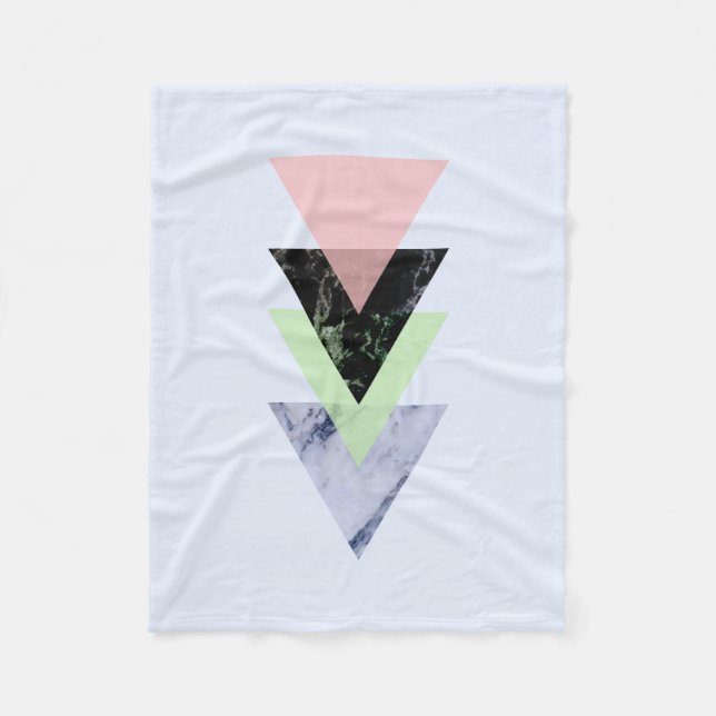 Couverture Polaire Scandinave Abstrait #884 (Devant)