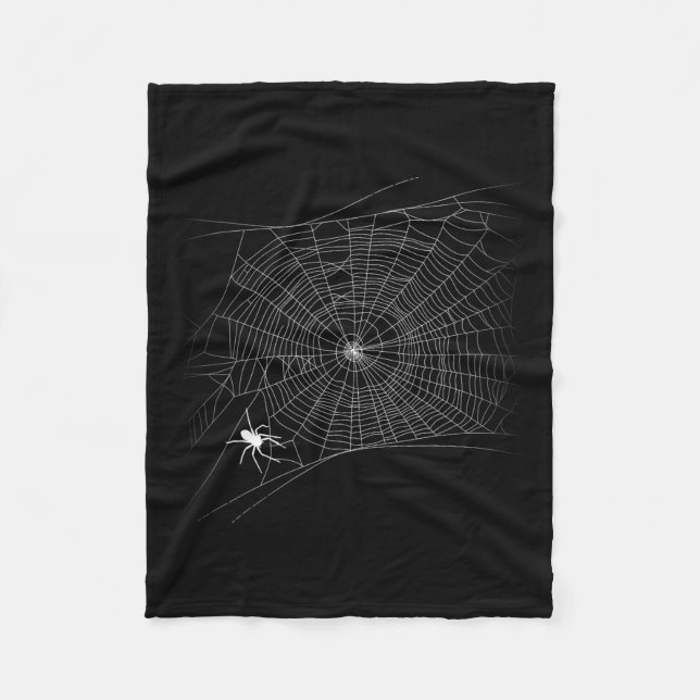Couverture Polaire Scanner Web - Black Widow Halloween (Devant)