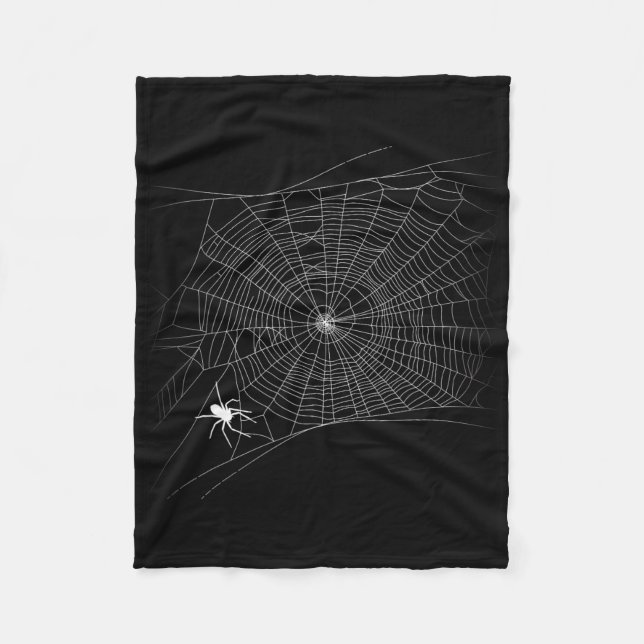 Couverture Polaire Scanner Web - Black Widow Halloween (Devant)