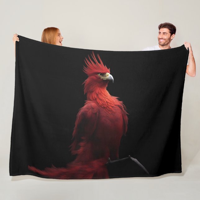 Couverture Polaire Scarlet Phoenix Est Fière (En situation)