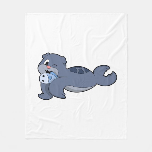 Couverture Polaire Sceau avec Poisson (3).PNG (Devant)