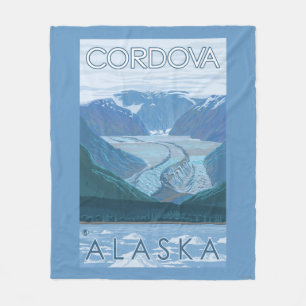 Couverture Polaire Scène de glacier - Cordova, Alaska