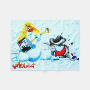 Couverture Polaire Scène d'hiver de Metalphant Blanket
