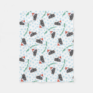 Couverture Polaire Schipperke heureux de Howlidays