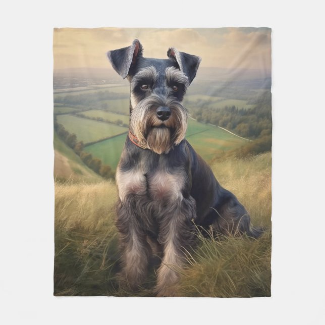 Couverture Polaire Schnauzer (Devant)