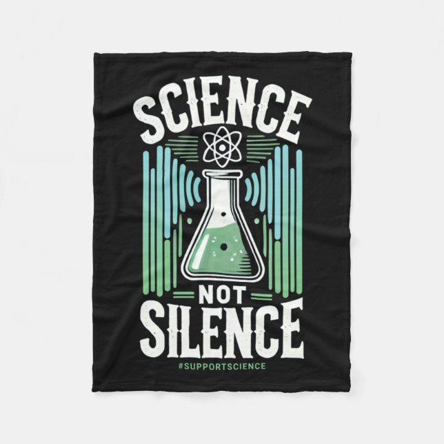 Couverture Polaire Science et non silence Soutien Science Sensibilisa (Devant)