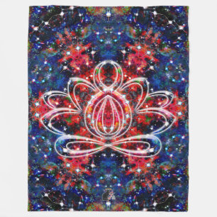 Couverture Polaire Scintillation Zen Lotus