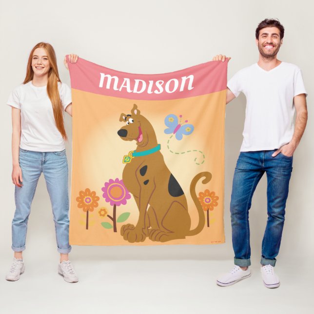 Couverture Polaire Scooby-Doo Après Papillon (En situation)