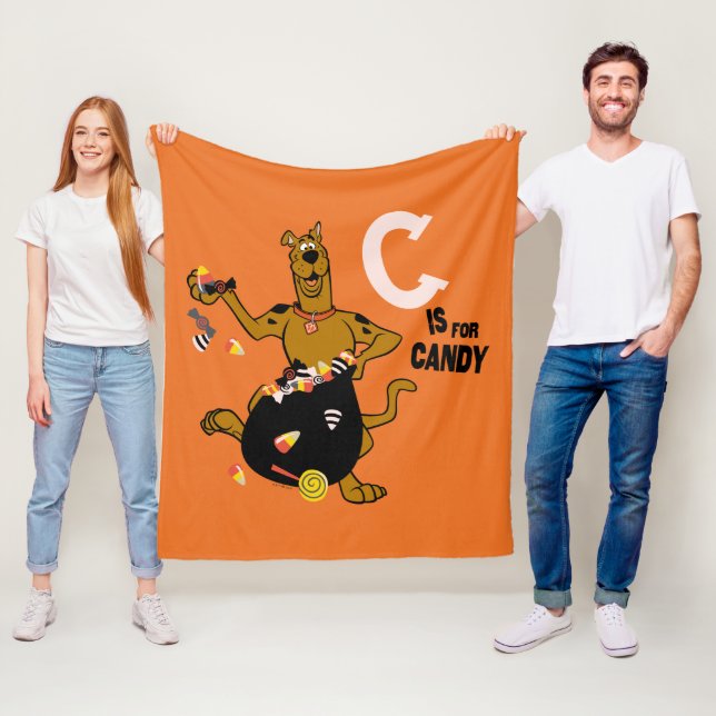 Couverture Polaire Scooby-Doo | C est pour Candy (En situation)