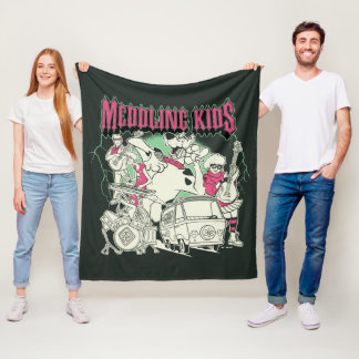 Couverture Polaire Scooby-Doo et le groupe Gang Meddling Kids Punk