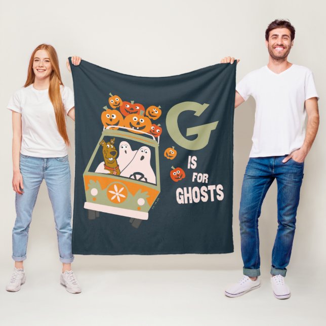 Couverture Polaire Scooby-Doo | G est pour Ghosts (En situation)