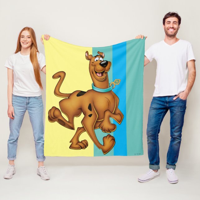 Couverture Polaire Scooby-Doo Joyeuse Marche (En situation)