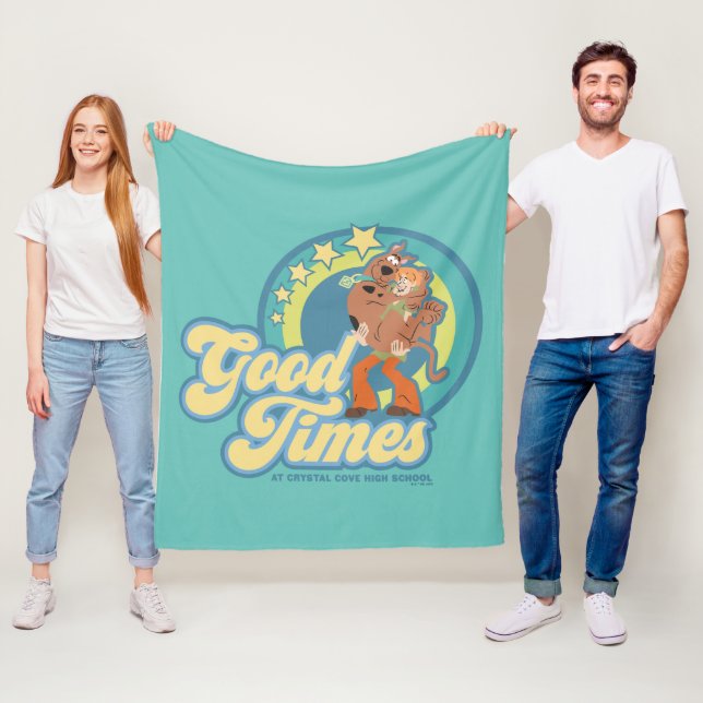 Couverture Polaire Scooby-Doo & Shaggy Bon Temps à Crystal Cove HS (En situation)
