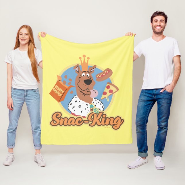 Couverture Polaire Scooby-Doo Snac-King (En situation)